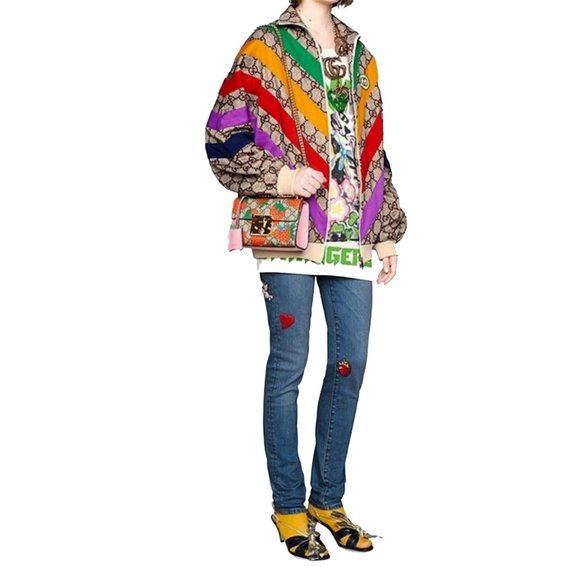 Gucci GG Supreme Strawberry Small Shoulder Bag - Picture 10 of 10